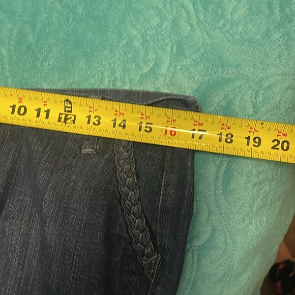 Old Navy Diva Wide Leg Flare Bootcut Jeans women’s size 10 wide cuff distressed - Picture 7 of 14